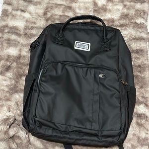 Black laptop work backpack